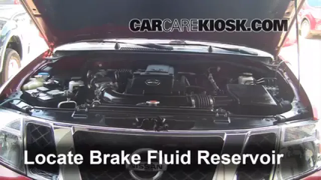 2010 Nissan Pathfinder SE 4.0L V6 Brake Fluid Check Fluid Level